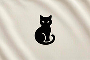 Black Cat Silhouette Vector Feline, an Animal Illustration by Vectorium Studio (Thumbnail 3 of 4)