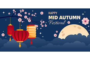 Mid Autumn Festival Banner Design