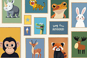Boys Nursery Room Print Bundle, a Background Graphic by Artemsky (Thumbnail 2 of 22)