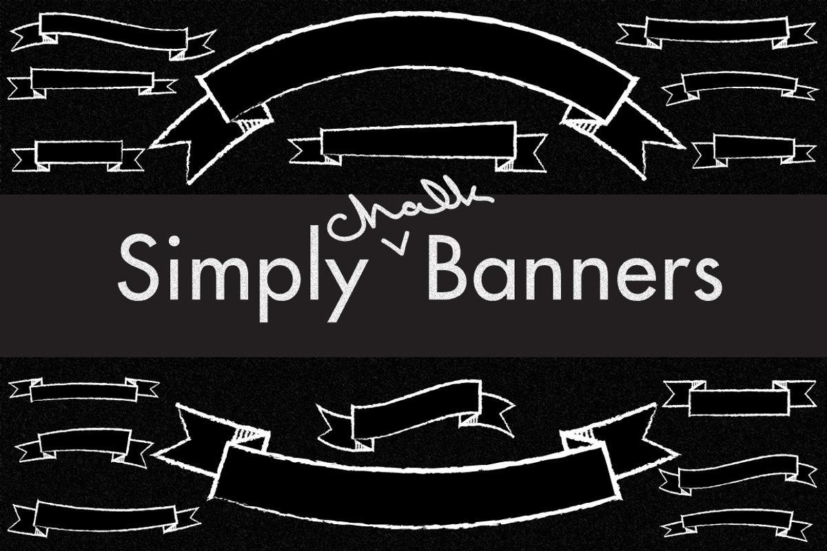 Simply Chalkboard Banners