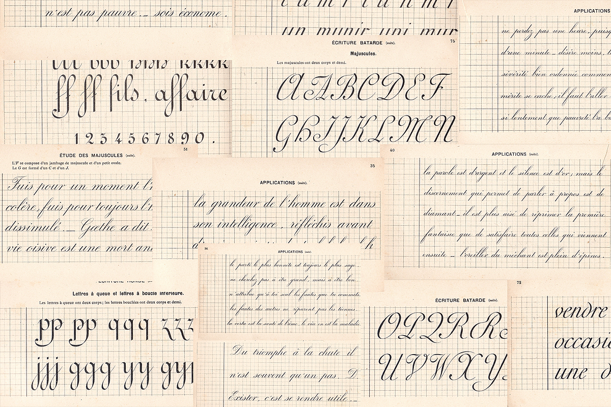 750 Vintage Letters Mega Bundle, an Education Illustration by Digital Museum (Photo 2 of 8)