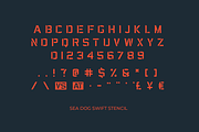 Sea Dog Swift | Sports Display Font, a Font by Doug Houvener (Thumbnail 4 of 10)