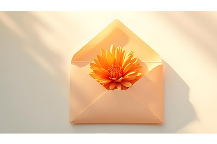 4K flower envelope picture, a Wallpaper Graphic by Elen_Art