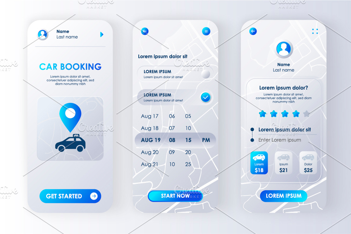 Unique Mobile App UI Kit, an App Template by alexdndz (Photo 27 of 36)