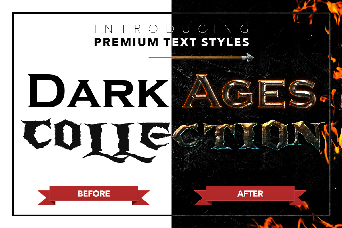 Dark Ages #2 - Text Styles, a Layer Style Add-On by Jonas Stensgaard (Photo 27 of 28)