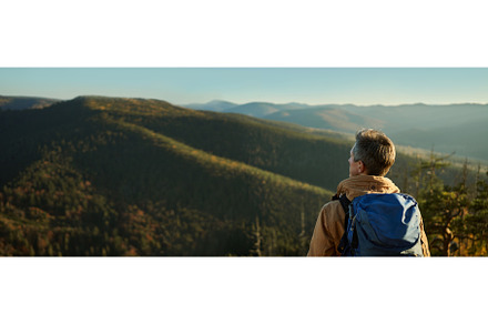 Panoramic view of mountains and, a Nature Photo by vitaliymateha photography