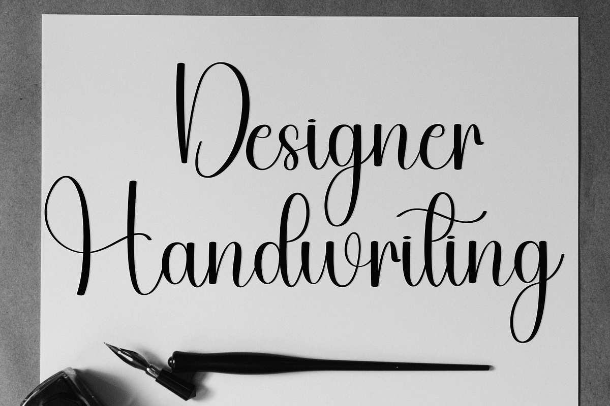 Logical Mention, a Script Font by InermediaSTUDIO (Photo 3 of 8)