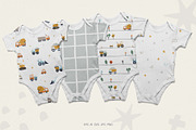 Little Builders Seamless Pattern Set, a Pattern Graphic by Irina Ostapenko (Thumbnail 5 of 5)