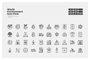World Environment Day Icon Pack, an Outline Icon by erifqizeicon (Thumbnail 3 of 3)