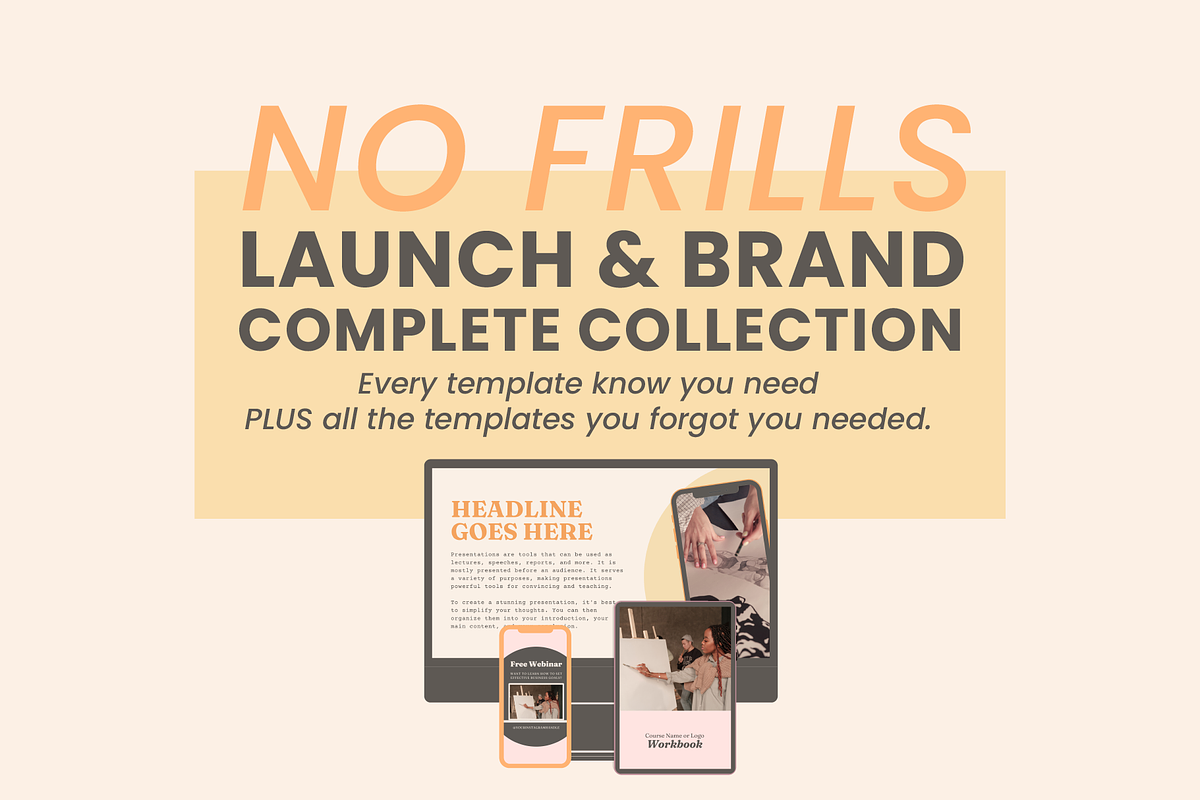 Canva Course Creator Branding Bundle, a Social Media Template by WorkShy Studio (Photo 1 of 21)
