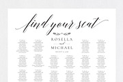 Wedding seating chart SHR168, an Invitation Template by Shafura_Wedding (Thumbnail 3 of 5)