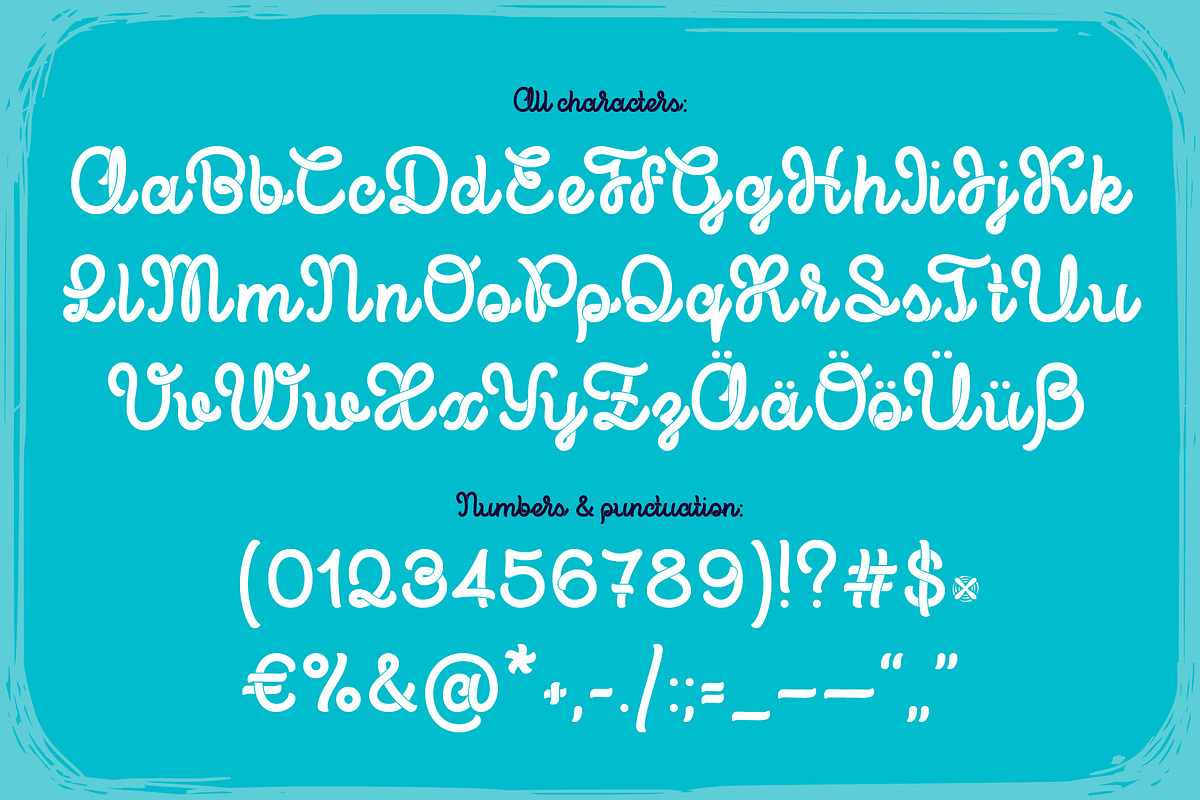 Propeller font + illustration preview 4