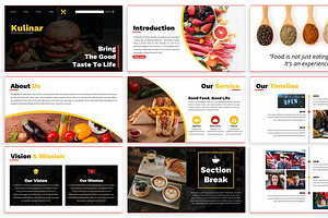 Kulinar - Restaurant Powerpoint