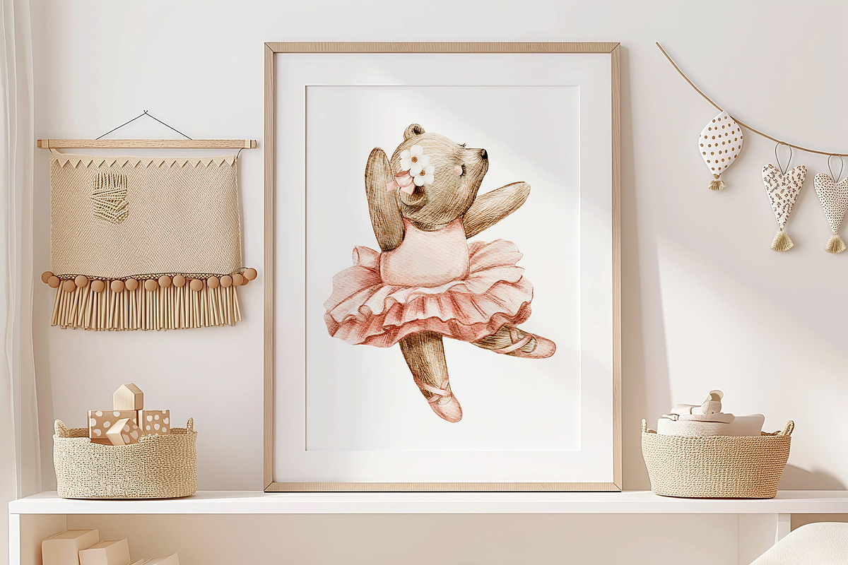 Ballet Blossoms Watercolor clipart, an Object Graphic by NikiArts (Photo 4 of 11)