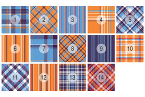 124 Modern Checkered Pattern