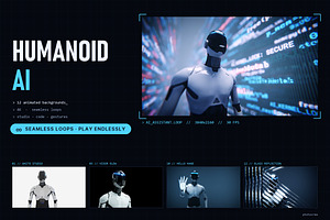 Humanoid AI - 12 4K Loops
