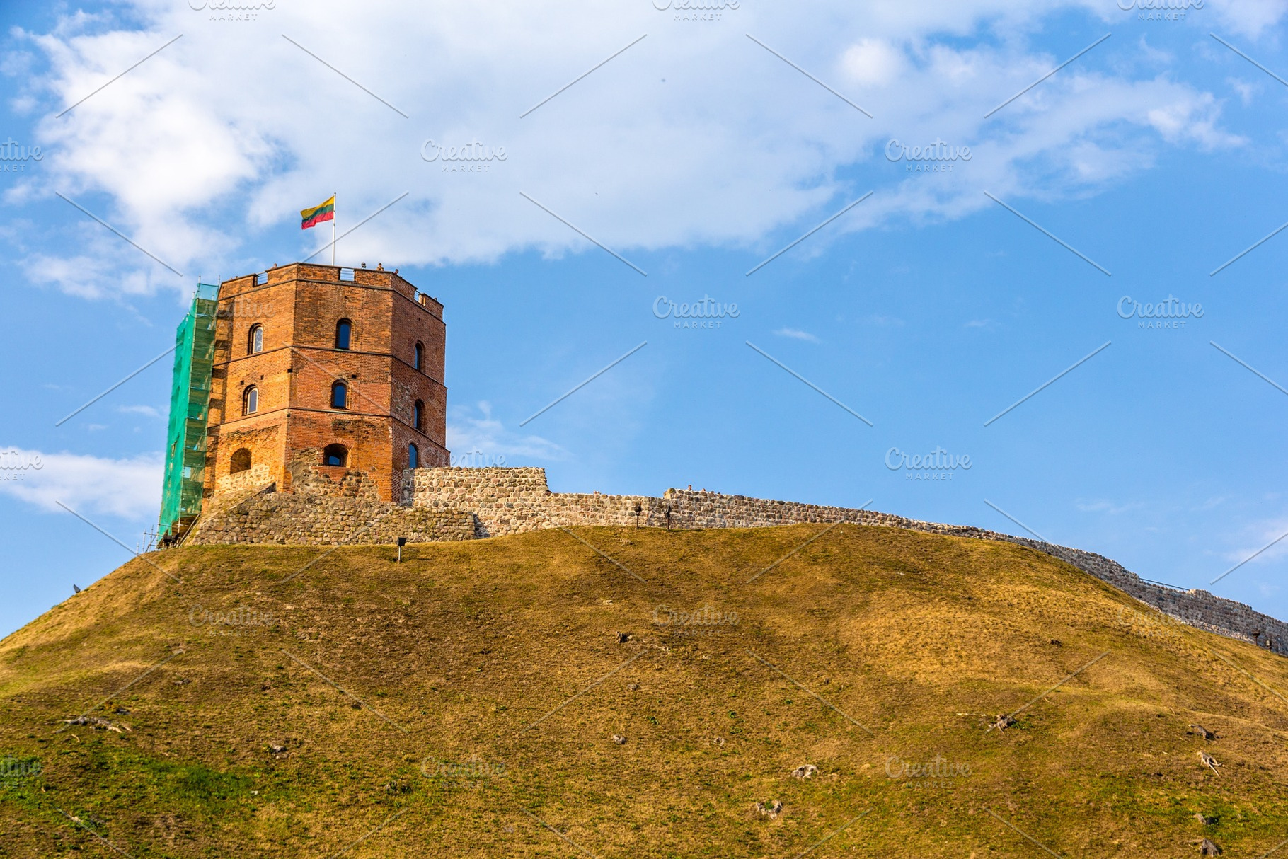 Gediminas Tower in Vilnius, Lithuania, an Architecture Photo by Leonid Andronov