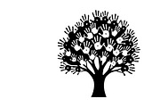 family handprint tree silhouette, an Illustration by Amazin_art (Thumbnail 9 of 29)
