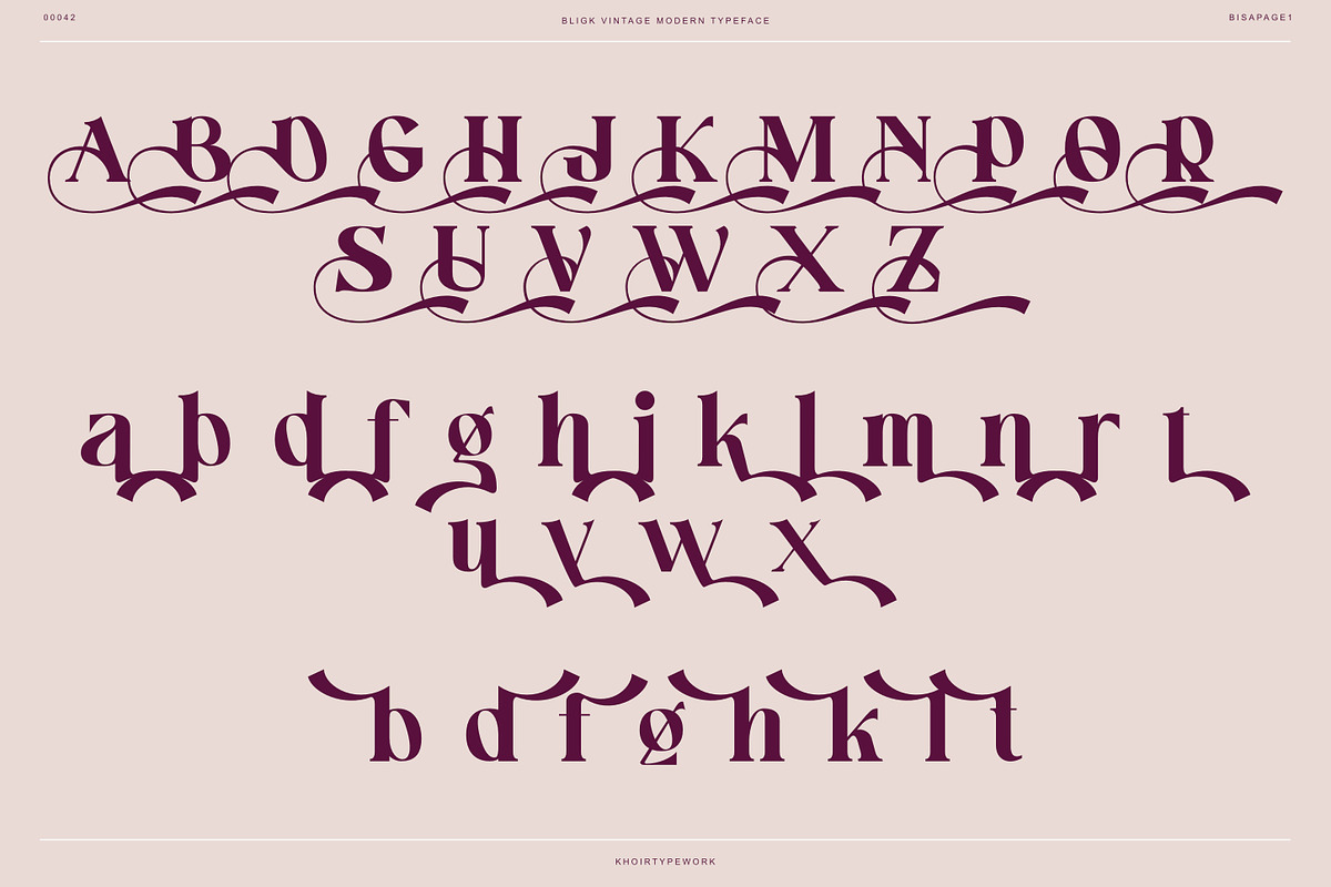 Bligk - Vintage Modern, a Serif Font by Khoir (Photo 11 of 15)