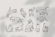 Cute cats set, an Animal Illustration by Anastasy_helter (Thumbnail 3 of 7)