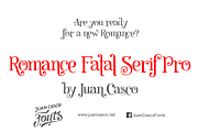 Romance Fatal Serif Pro, a Serif Font by Juan Casco (Thumbnail 1 of 3)