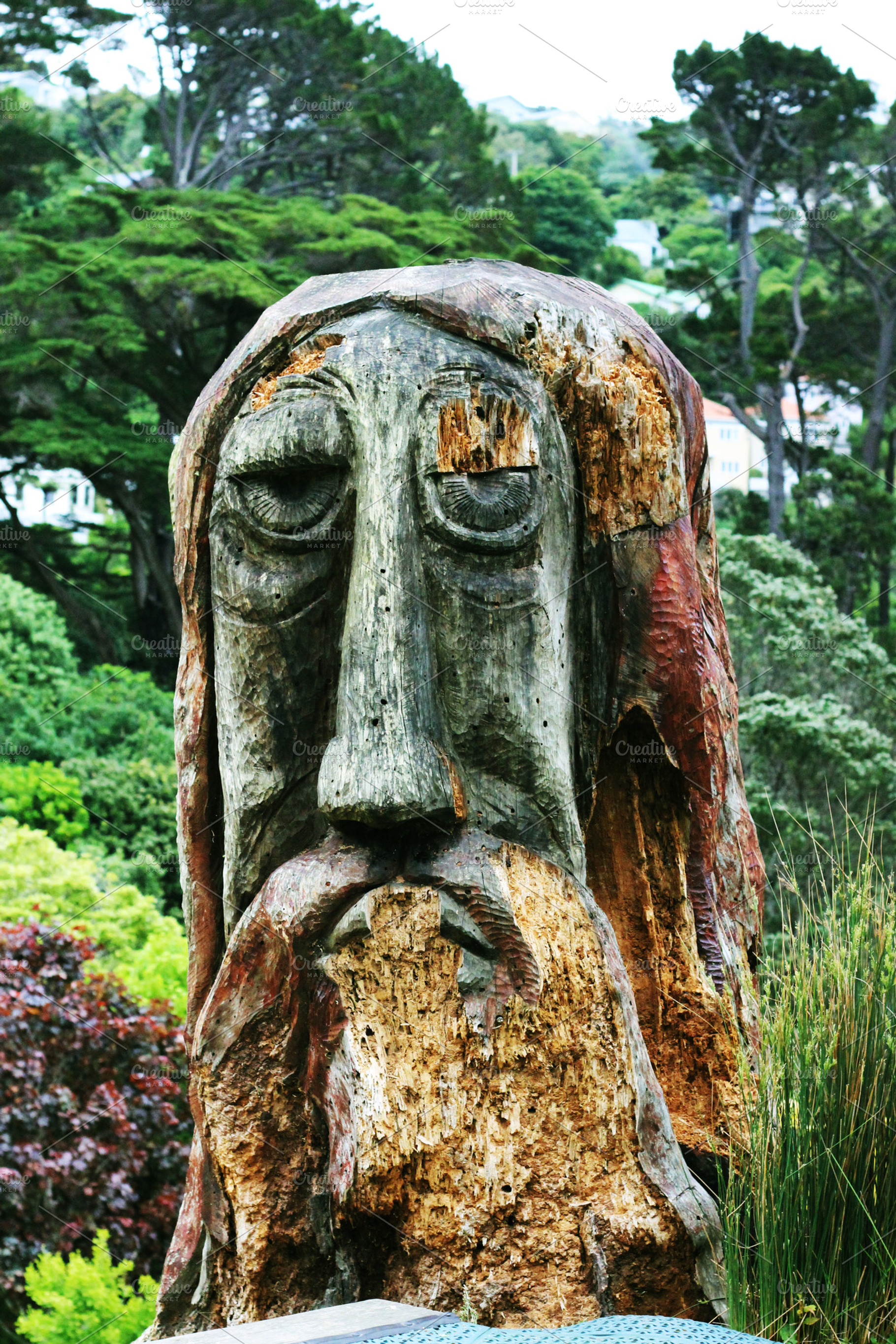 Sculpture Made from tree, a Nature Photo by creativebeeshop