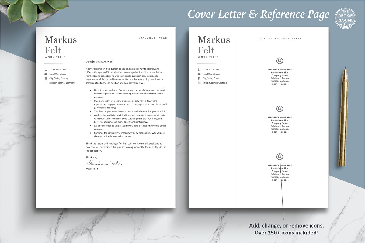Executive Resume CV Templates, a Resume Template by The Art of Resume (Photo 6 of 8)