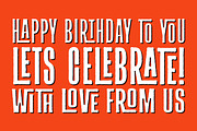 Blockparty - Fun Display Font, a Sans Serif Font by Tom Chalky (Thumbnail 6 of 11)