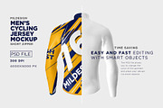 Mens Cycling Jersey Mockup, a Product Mockup by Mildstudio (Thumbnail 3 of 5)