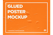 Glued Paper Poster Mockup Pack, an Advertising Mockup by DreamVisuals (Thumbnail 10 of 11)
