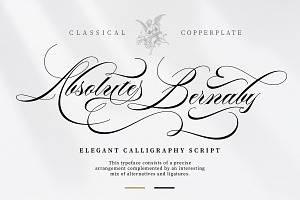 Absolute Bernaby, a Script Font by HKL Studio