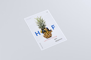 Half Letter Flyer Mockup