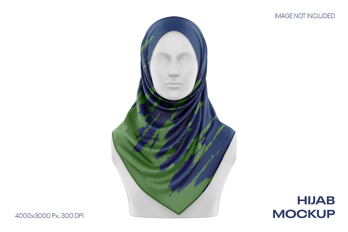 Hijab Mockup on Mannequin Head, a Hat Mockup by Dev.Rawat21 (Photo 1 of 5)