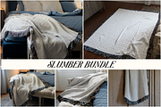 BEST SELLERS BUNDLE - Woven Blanket, a Household Mockup by VisualGrid (Thumbnail 3 of 13)