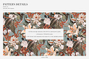 Midnight Eden Seamless Patterns, a Pattern Graphic by LEAFure (Thumbnail 3 of 13)