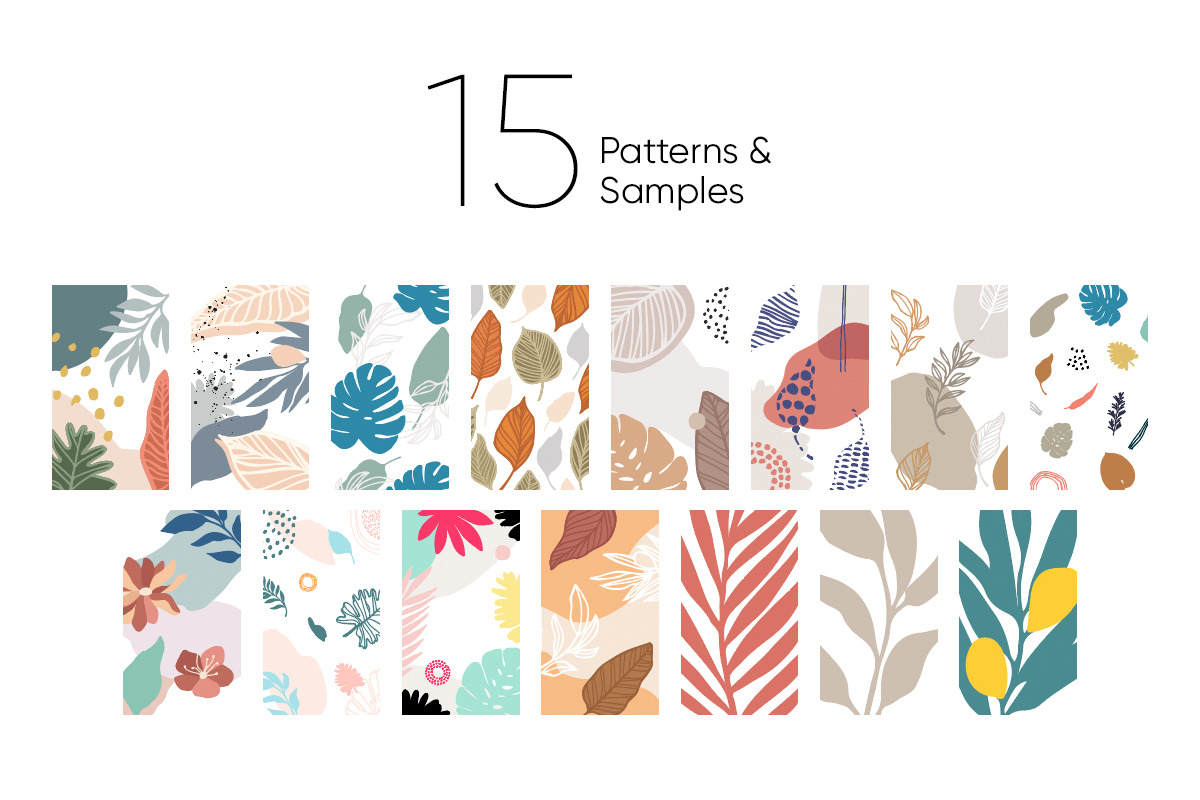 Floral Backgrounds & Patterns, a Pattern Graphic by kavoon (Photo 12 of 13)