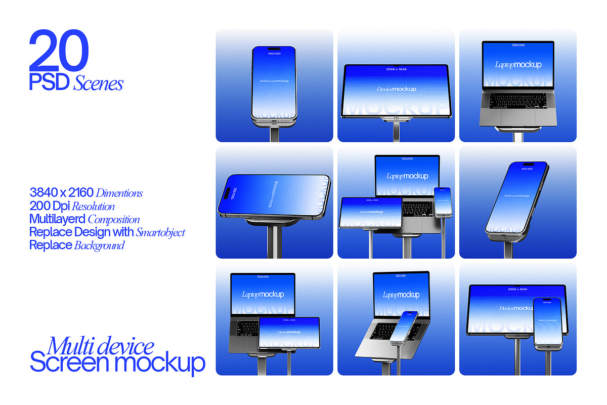 Devices Mockup Bundle Volume 1, an iPhone Mockup by MockupShelf (Photo 1 of 7)
