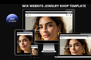 Luxury Gold Jewelry Wix Template