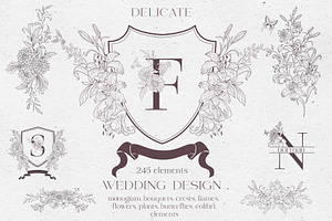 Delicate Wedding Design.