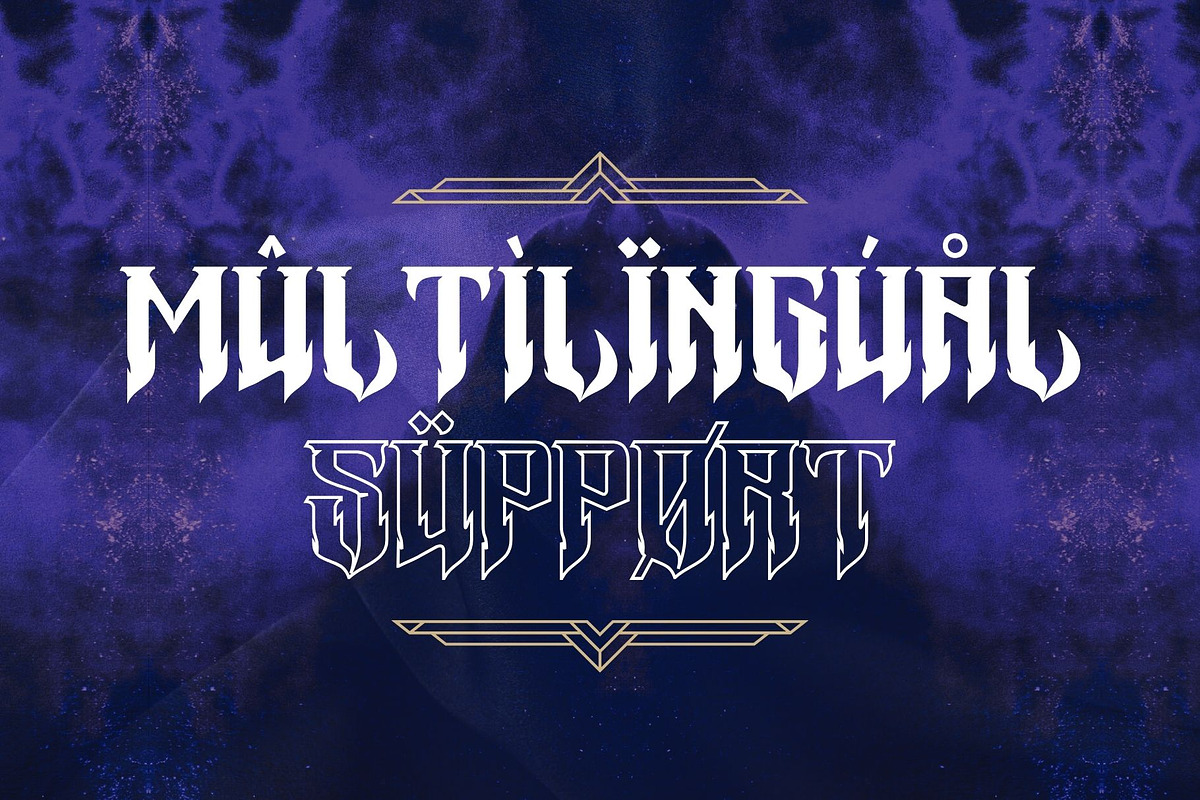 Westa Gothic - Blackletter Font, a Blackletter Font by Nirmana Visual (Photo 10 of 11)