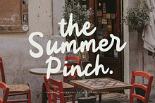The Summer Pinch Handwritten