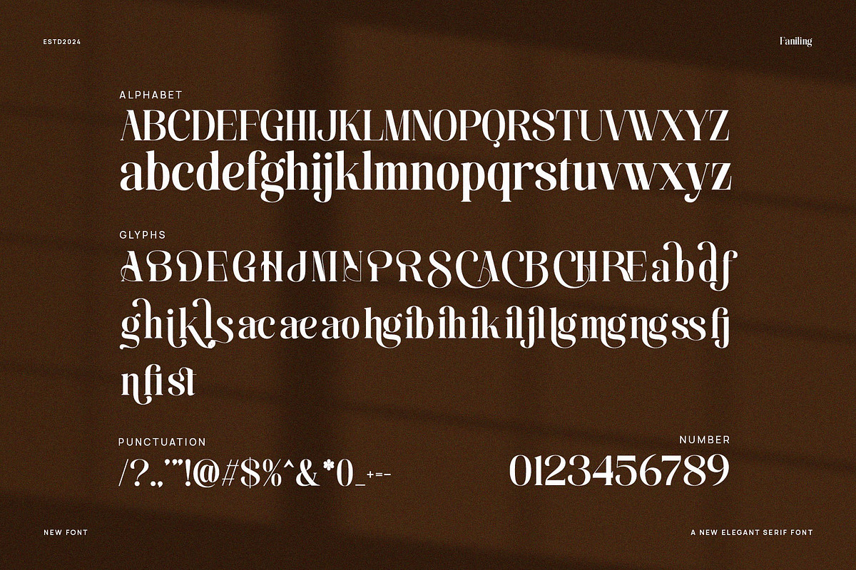 Faniling - Elegant Serif Font, a Serif Font by TypeLogue (Photo 5 of 5)