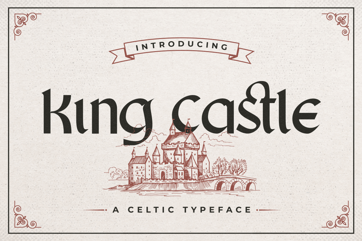 King Castle - Celtic Font, a Font by Typefactoryco (Photo 10 of 10)