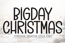 Bigday Christmas | Script Font