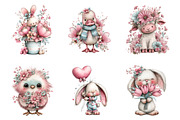 Whimsical spring clipart, an Illustration by SinaCreation (Thumbnail 5 of 11)