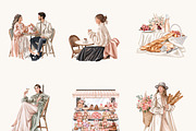 Watercolor French Paris Clipart, an Object Illustration by BusyDaydesign (Thumbnail 3 of 9)