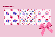 HAPPY BIRTHDAY clipart collection, a Decorative Illustration by UnaAnya (Thumbnail 5 of 7)