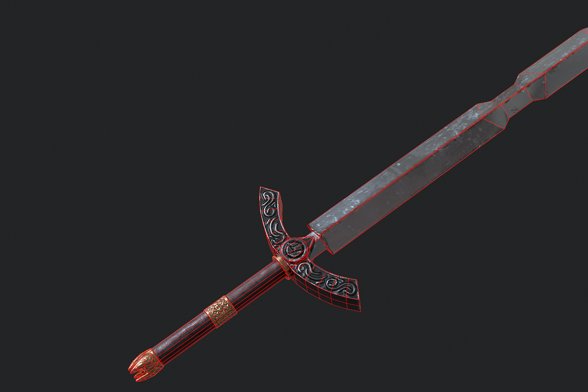 5 Fantasy Stylish Sword -PBR-, an Object 3D Model by TFE Game Art (Photo 12 of 15)