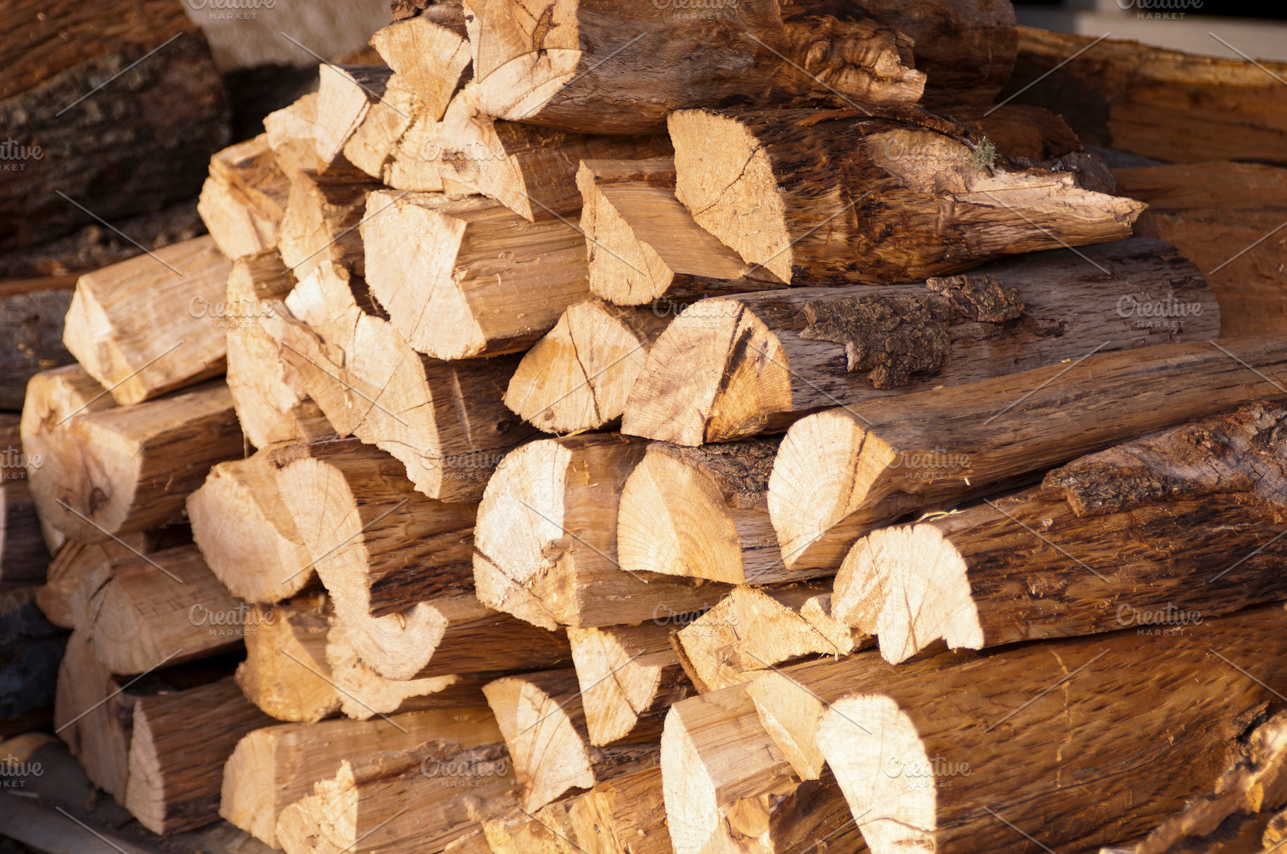 Firewood Stack, a Nature Photo by THP Creative