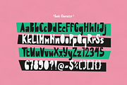 Cranky Scraps | Cutout Handwritten, a Handwritten Font by gracetype_studio (Thumbnail 10 of 12)